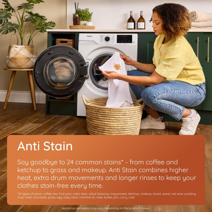 Hotpoint HBD8680GANTISTA 8kg/6kg Washer Dryer Graphite