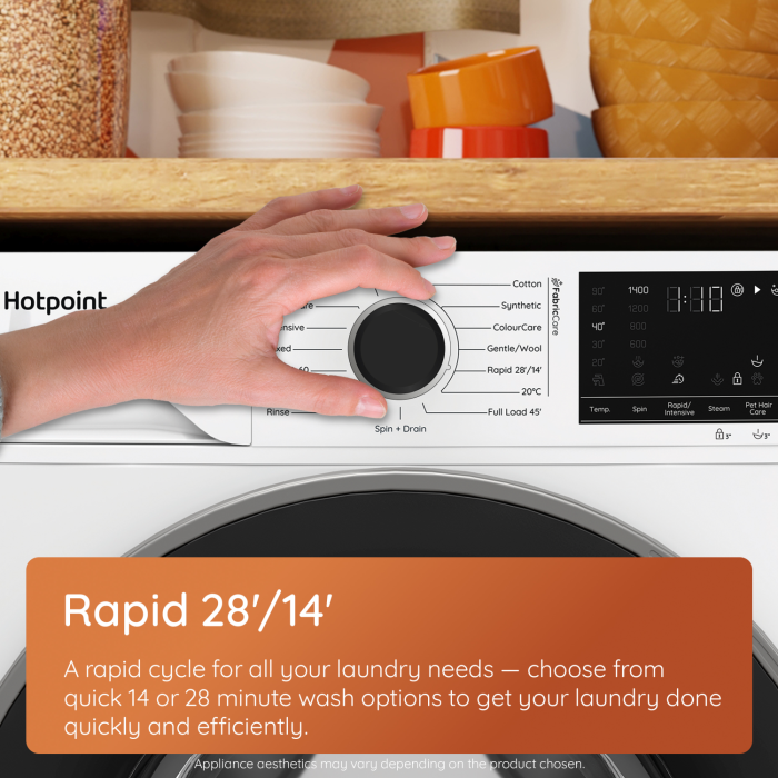 Hotpoint Fabric Care 9kg Washing Machine - White