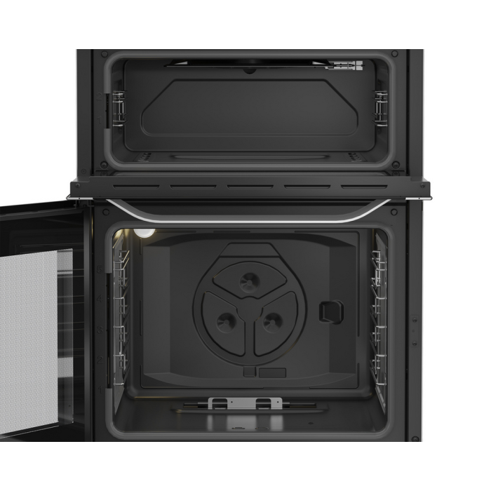 Hotpoint HDG6GDCX 60cm Double Oven Gas Cooker Stainless Steel