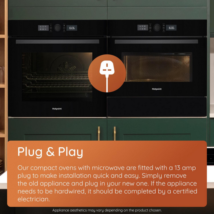 Hotpoint HO455HBUK 60cm Built In Electric Oven Black