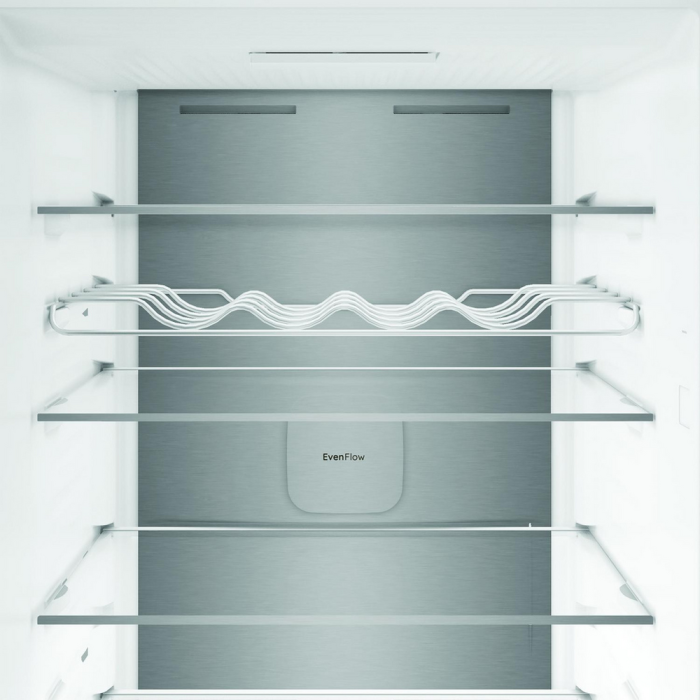 Hotpoint HPK26413XR6UKE 59.5cm 70/30 Fridge Freezer Black Steel