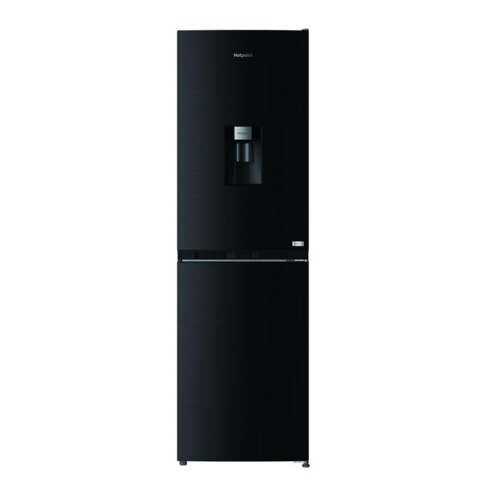 Hotpoint HPKF3241WXR4UK 54.5cm 50/50 Fridge Freezer Black Steel