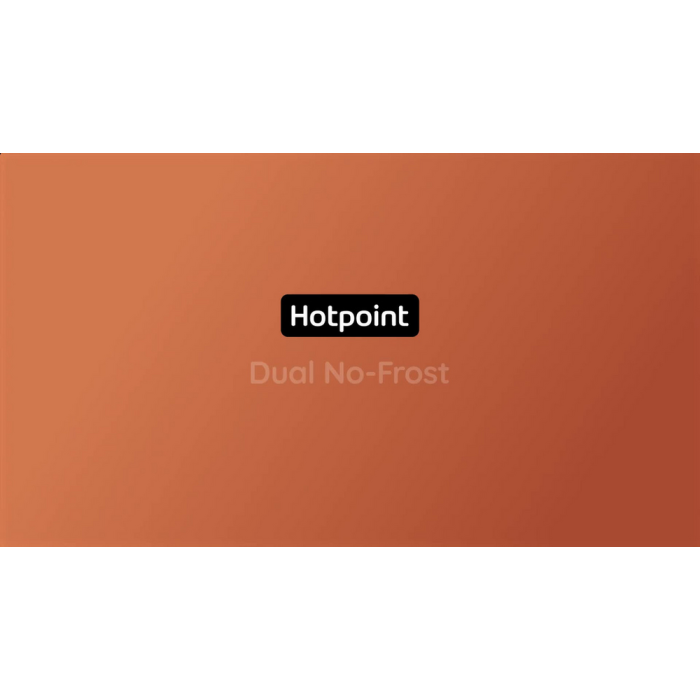 Hotpoint Dual No Frost Fridge Freezer 66.1cm Inox