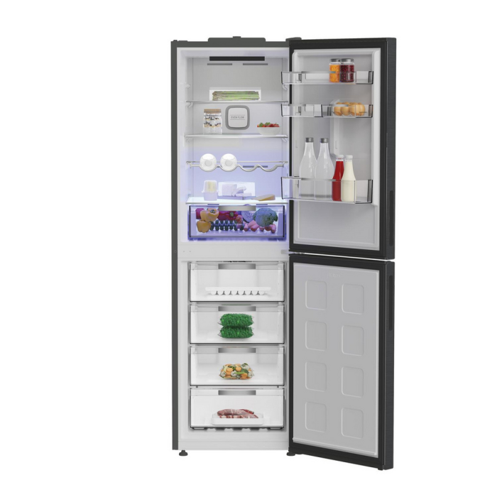 Hotpoint Dual No Frost Fridge Freezer 66.1cm Inox