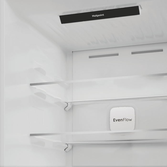 Hotpoint 66.1cm Dual No Frost Fridge Freezer Pet Inox