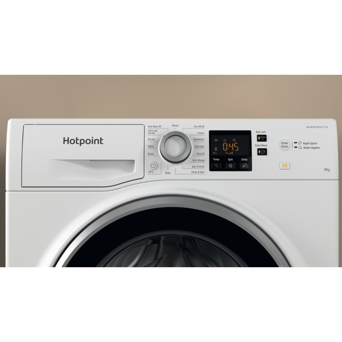 Hotpoint NSWE965CWSUKN 9kg 1600 Spin Washing Machine - White