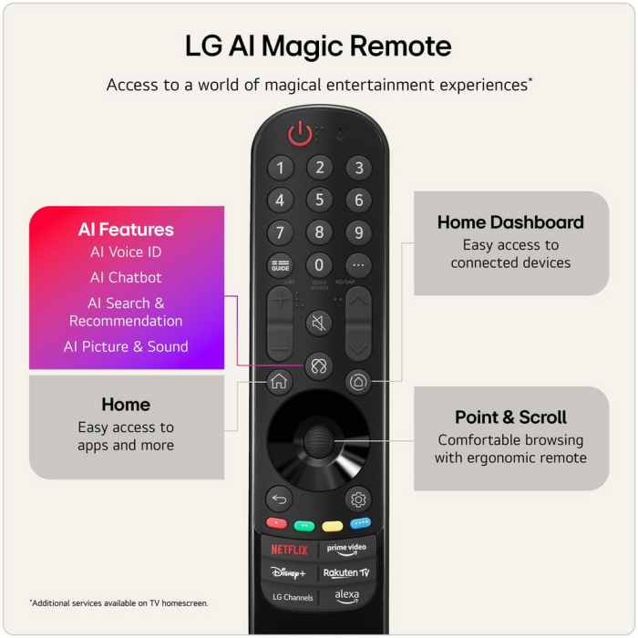 LG 43NU900B6LA.AEK 43 inch 4K UHD Nano AI Smart TV