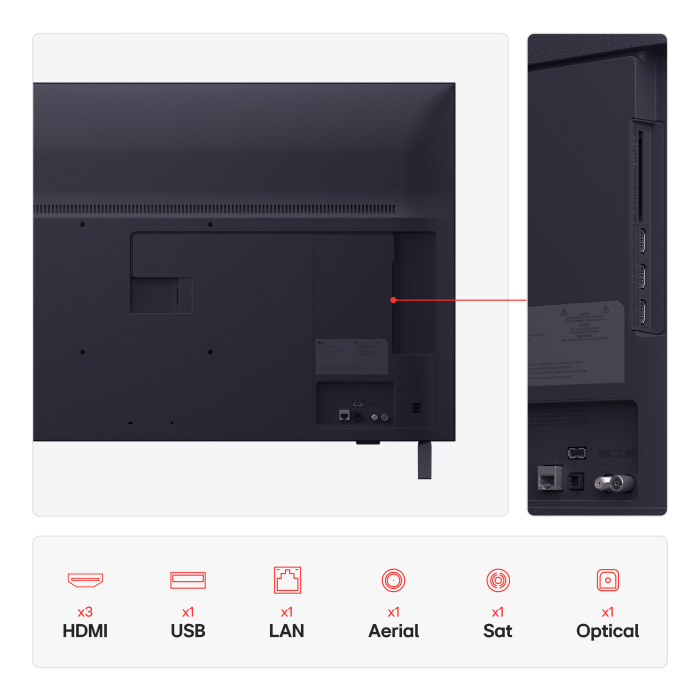 LG 43UA74006LB.AEK 43inch 4K Ultra HD Smart TV