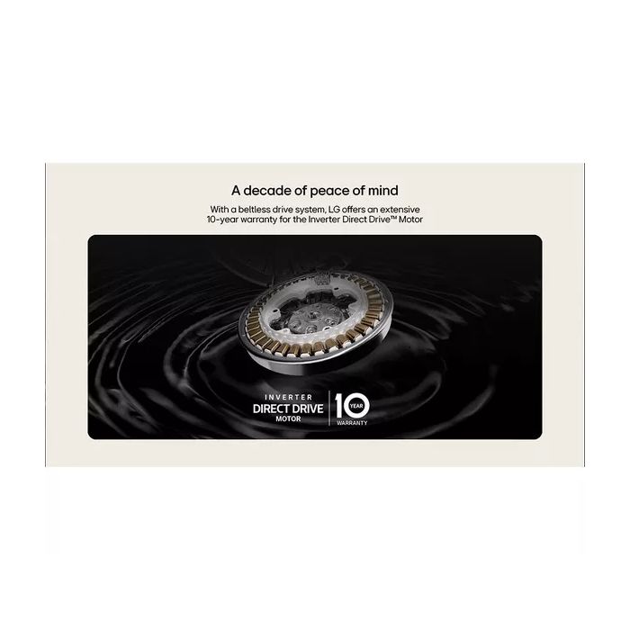 LG F4X1009NMK 9kg 1400 Spin Washing Machine - Slate Grey