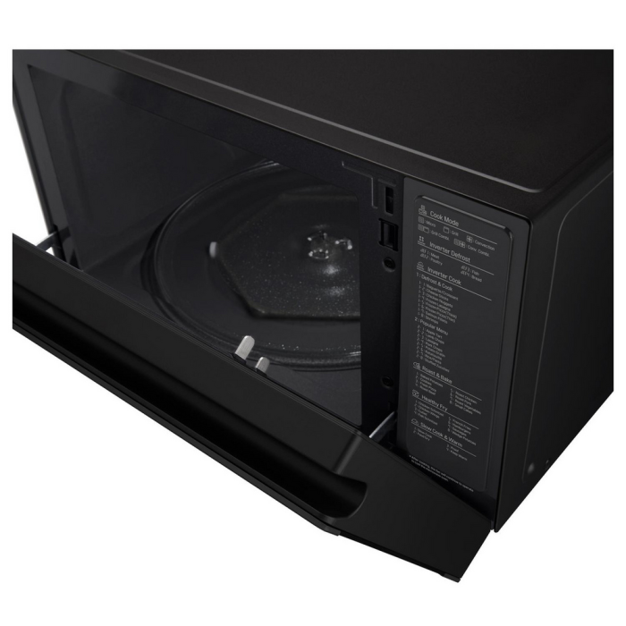 LG MJ3965BPS 39L 1100W Convection Microwave Oven Black
