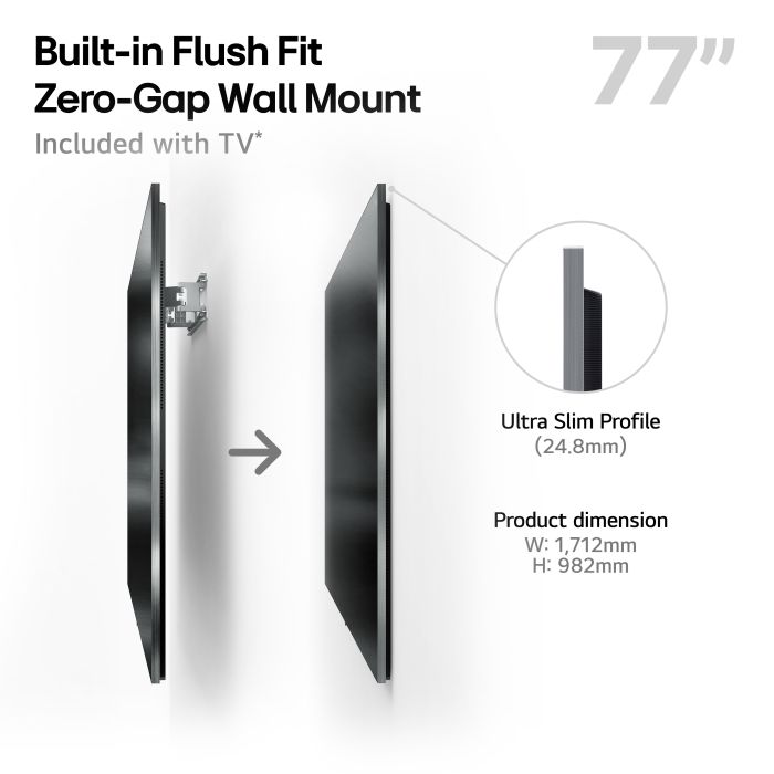 LG OLED77G54LW.AEK 77inch 4K OLED Smart TV