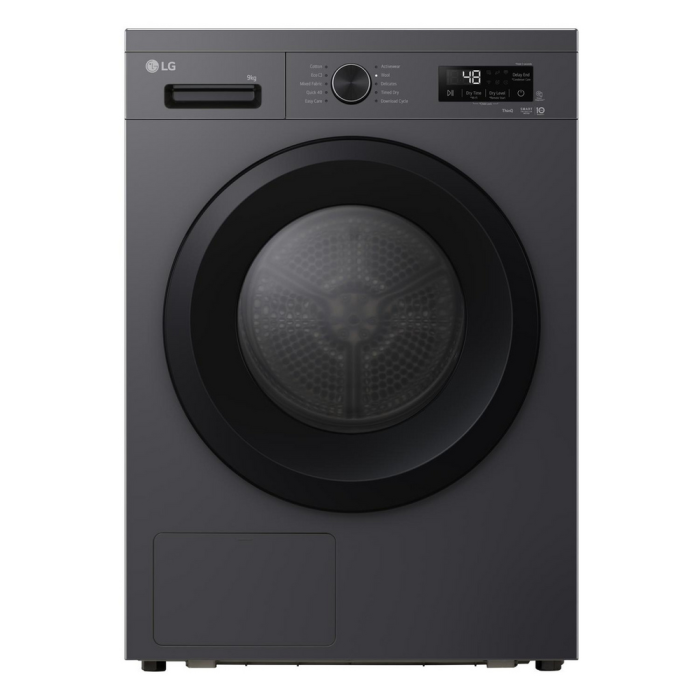 LG RHX1009NWK 9kg Heat Pump Tumble Dryer Grey