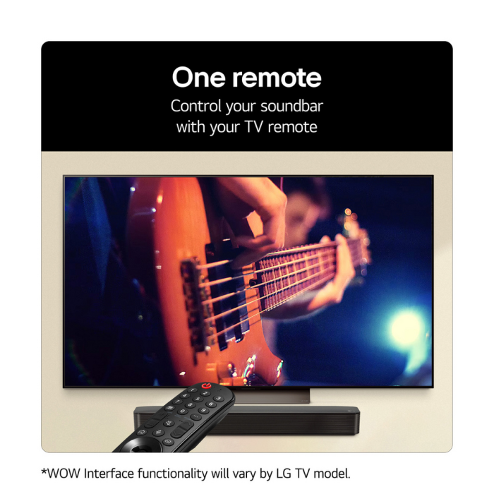 LG SQM1.AGBRLLK 2.0 Channel 40W Black Soundbar Speaker