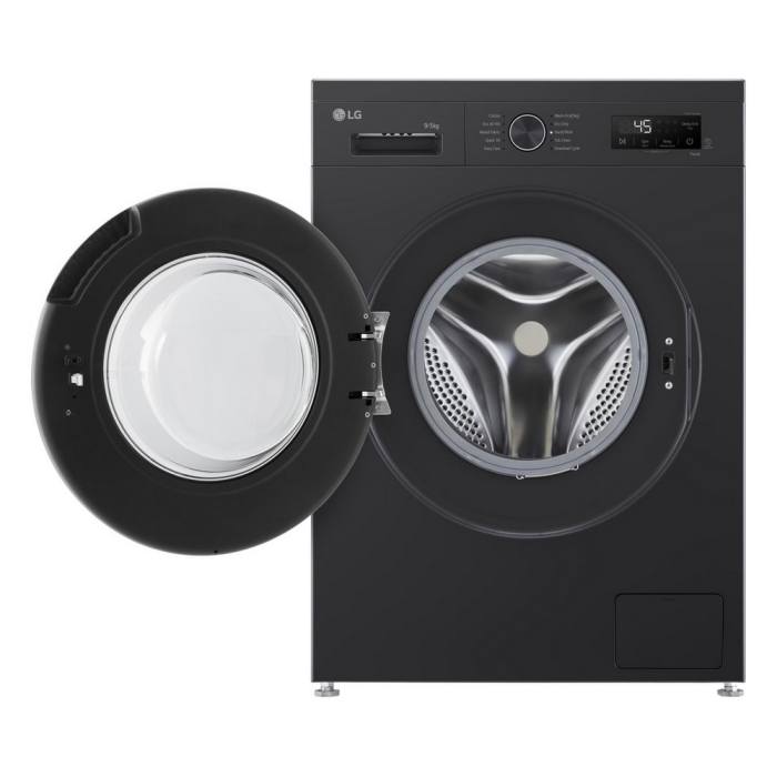 LG W4X1095NNK 9kg/5kg 1400 Spin Washer Dryer Gloss Black