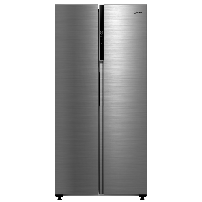 Midea MDRS619FGF46 83.5cm Total No Frost American Style Fridge Freezer - Stainless Steel