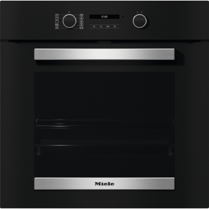 Miele H 2465 BP 59.5cm Built-In Electric Oven Black