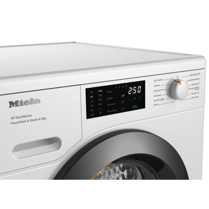 Miele WED385 WCS 9kg 1400 Spin Washing Machine White