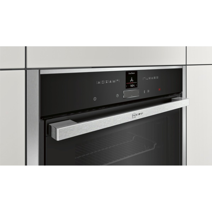 Neff B57CR23N0B 59.6cm Built In Electric Single Oven - Stainless Steel