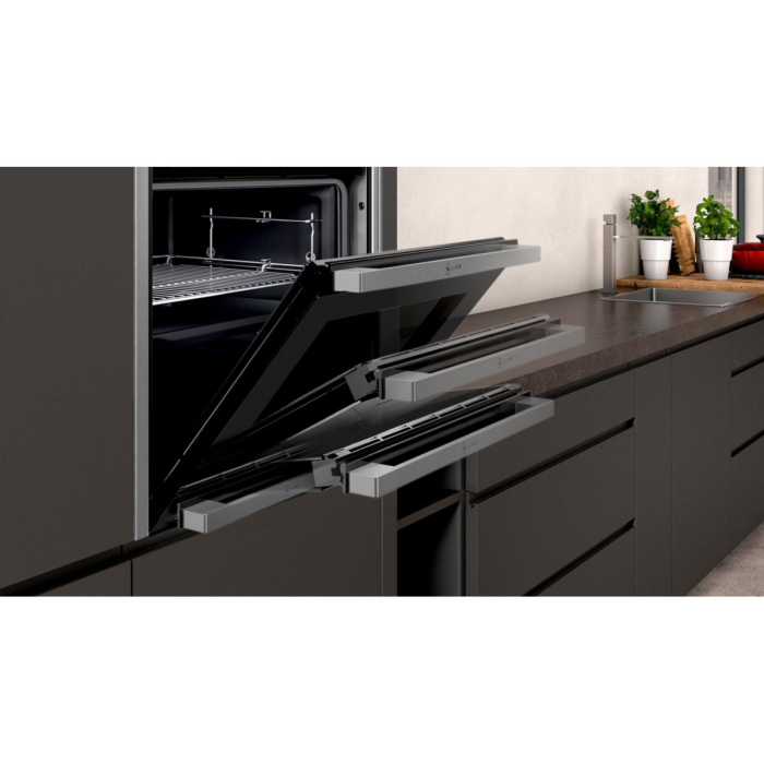 Neff B57CR23N0B 59.6cm Built In Electric Single Oven - Stainless Steel