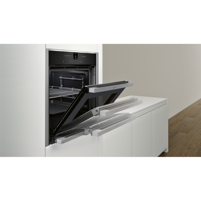 Neff B57CR23N0B 59.6cm Built In Electric Single Oven - Stainless Steel