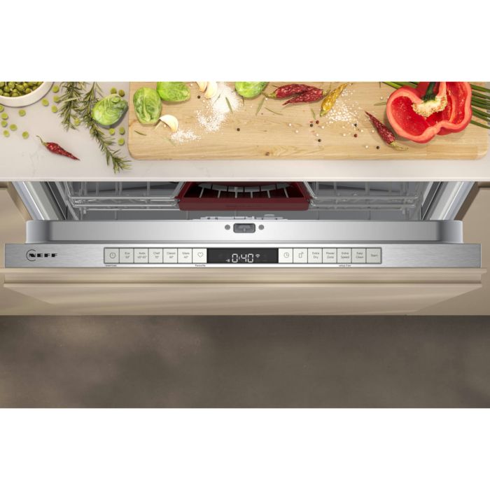 Neff S155HVX00G Integrated Dishwasher - 14 Place Settings