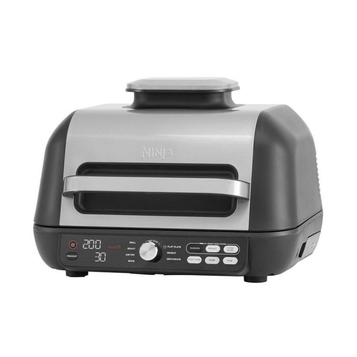 Ninja AG651UK Foodi MAX PRO Health Grill Flat Plate + Air Fryer - Black