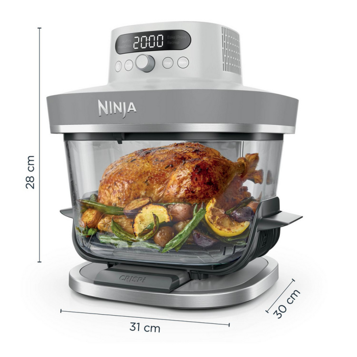 Ninja AS090UKWH CRISPi PRO 5-in-1 Glass Air Fryer