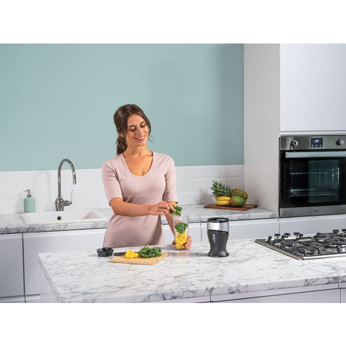 Ninja QB3001UKS Blender and Smoothie Maker - Black/Silver