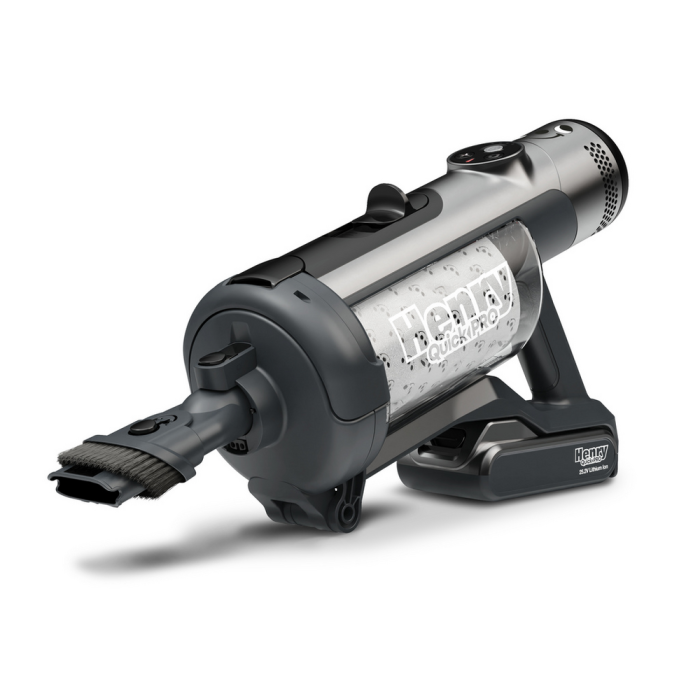 Numatic Henry Quick Pro Cordless Vac Cleaner Grey