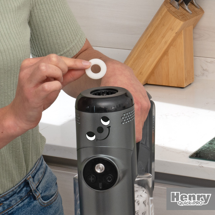 Numatic Henry Quick Pro Cordless Vac Cleaner Grey