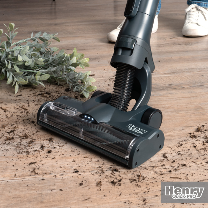 Numatic Henry Quick Pro Cordless Vac Cleaner Grey