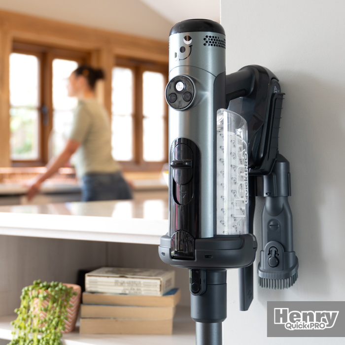Numatic Henry Quick Pro Cordless Vac Cleaner Grey
