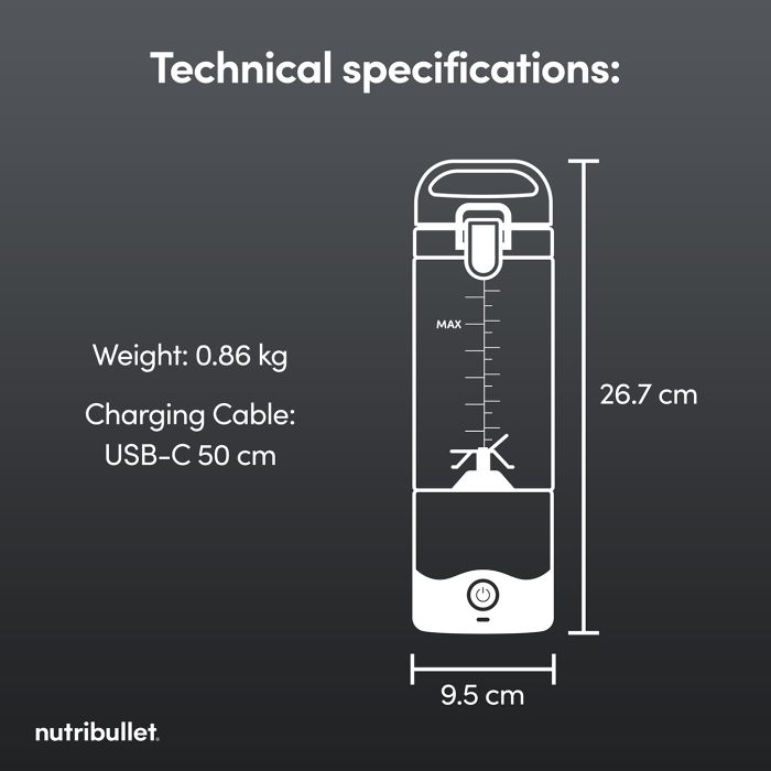 Nutribullet 2777 McLaren Portable Blender in Grey
