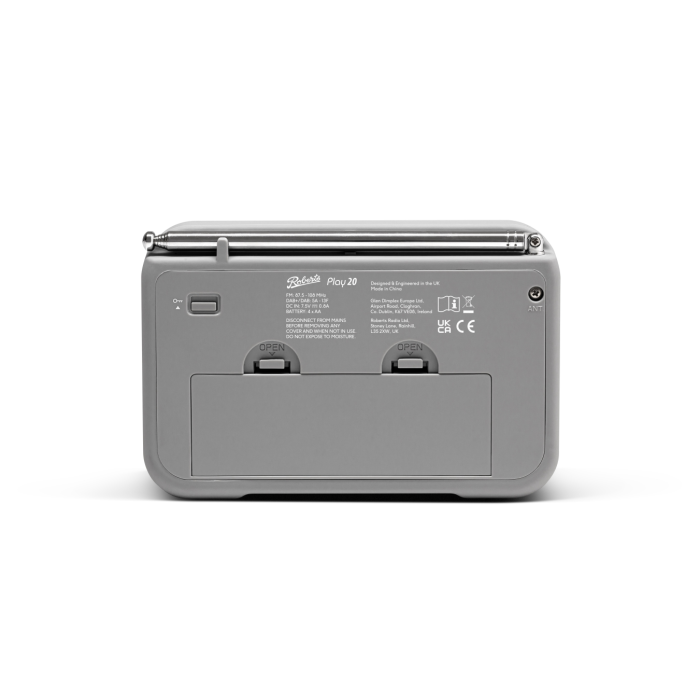 Roberts Radio PLAY20W DAB Radio - White