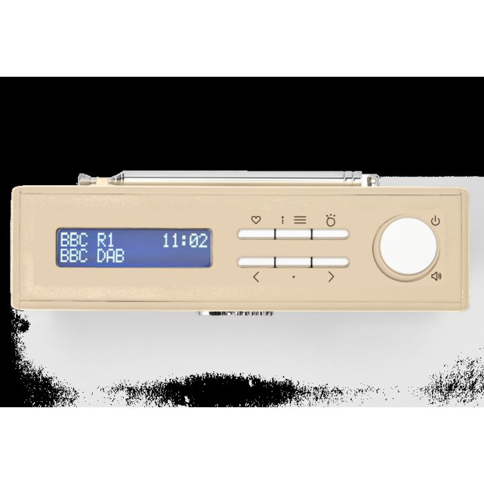 Roberts Radio Rambler Midi DAB/DAB+/FM RDS Radio with Bluetooth - Pastel Cream