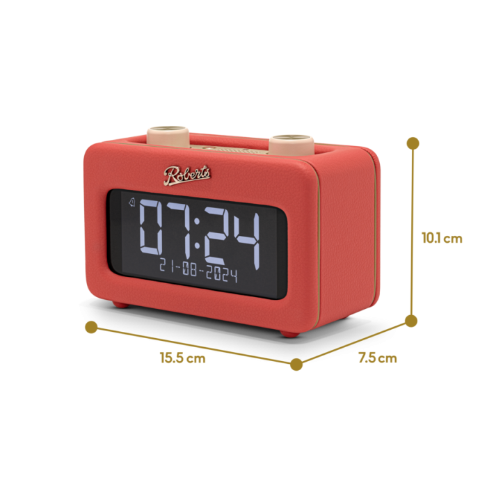Roberts Radio REV-RESTCR DAB Clock Radio - Classic Red