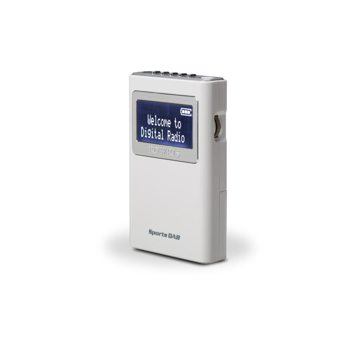 Roberts Radio SPORTSDAB5 Wireless DAB and FM Radio - Silver