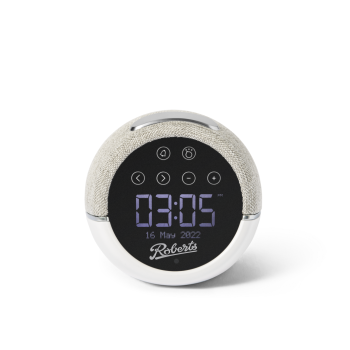 Roberts Radio ZENPLUSW Alarm Clock Radio Plus - White