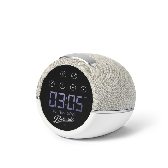 Roberts Radio ZENPLUSW Alarm Clock Radio Plus - White