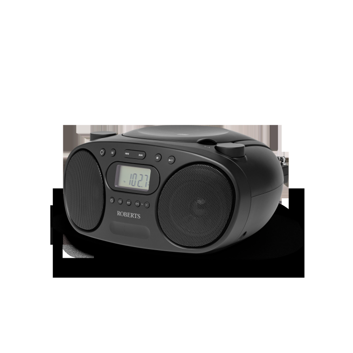 Roberts Radio ZOOMBOXFMBK CD Player - Black