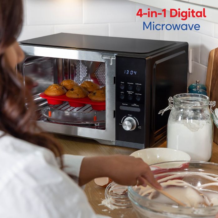 Russell Hobbs RHMAF2508B 25 Litres Combination Air Fryer Microwave - Black