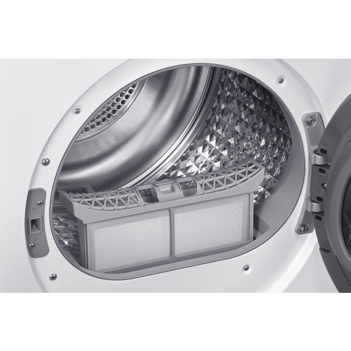 Samsung DV90CGC0A0AEEU 9kg Heat Pump Tumble Dryer - White