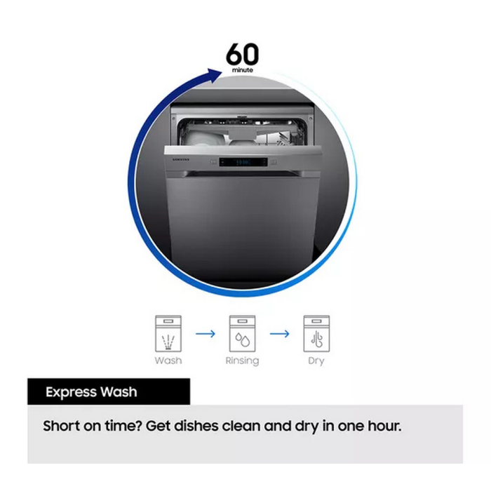 Samsung DW60CG550B00EU Integrated Dishwasher 14 Settings