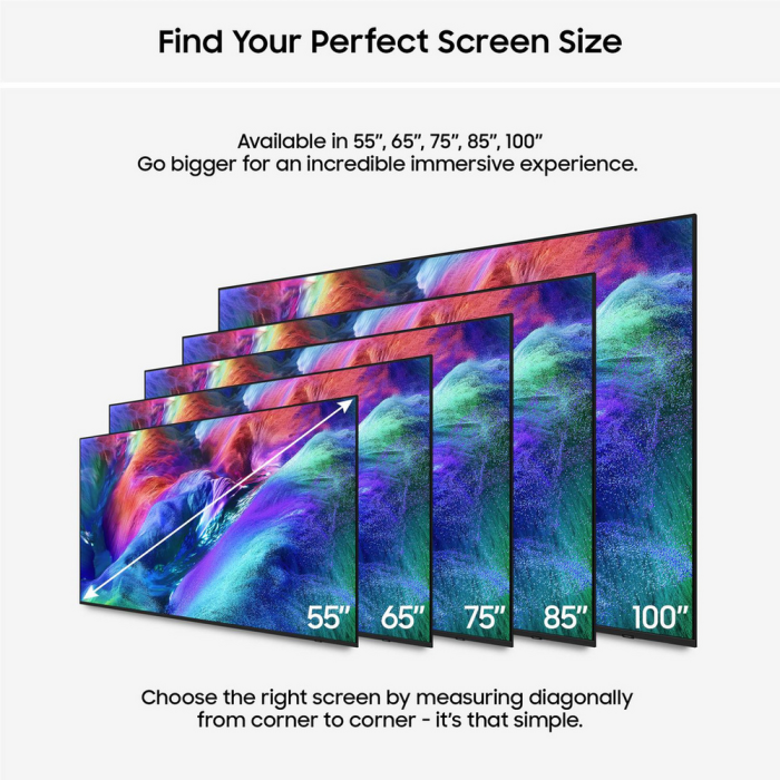 Samsung MRE55R85HAUXXU 55inch 4K Micro RGB Vision AI Smart TV