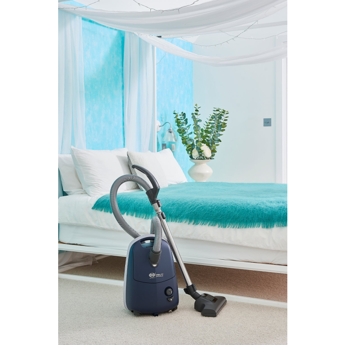 Sebo 92625CI Airbelt E1 Cylinder Vacuum Cleaner - Satin Blue