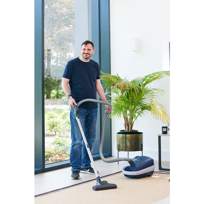 Sebo 92625CI Airbelt E1 Cylinder Vacuum Cleaner - Satin Blue