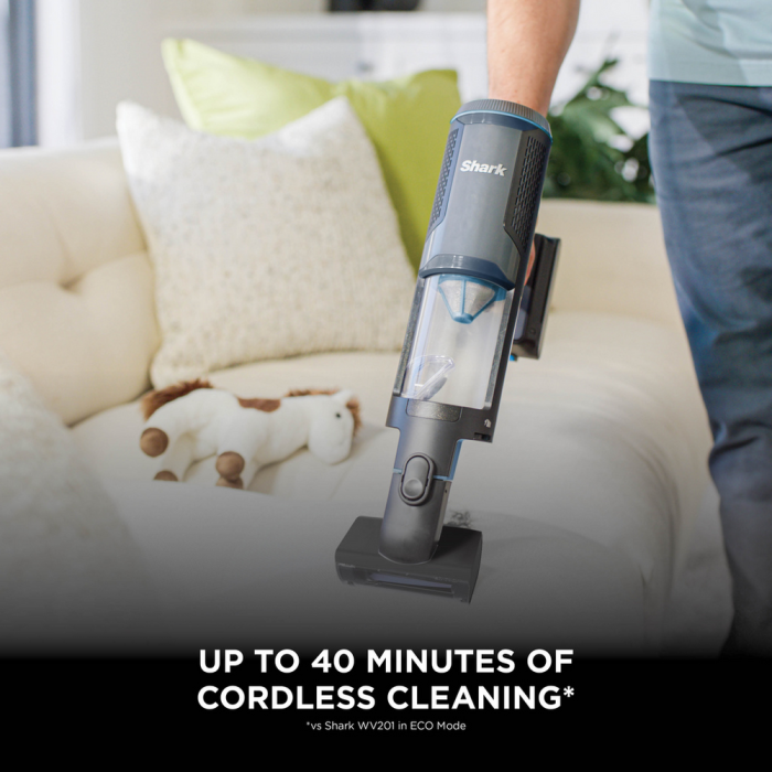 Shark BH102UK PowerBoost Pet Handheld Vacuum - Charcoal Blue