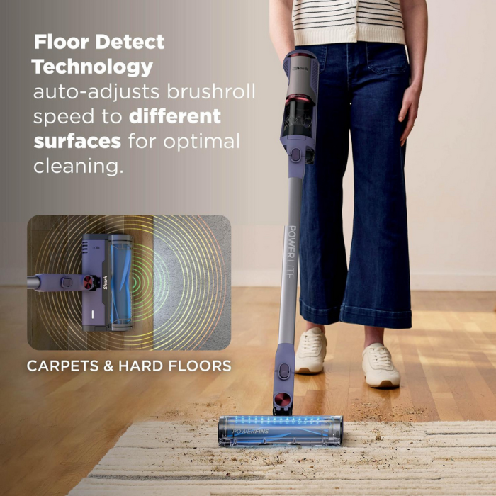 Shark BU3621UKT Cordless Stick Vacuum Cleaner Glacier Blue