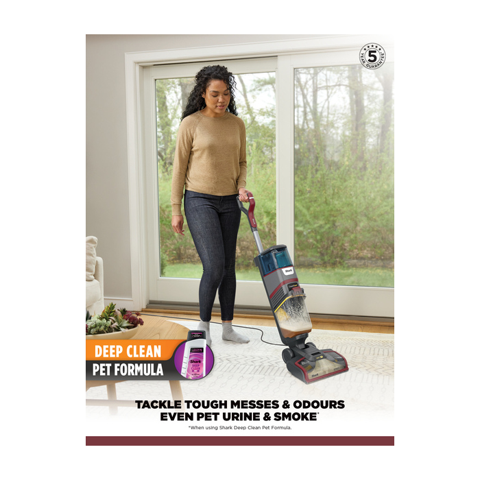 Shark EX220UK CarpetXpert Pet Carpet Cleaner Grey/Burgundy
