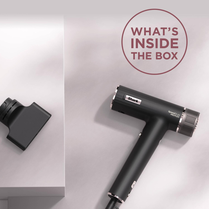Shark HD701UK SpeedStyle Pro Hair Dryer Black 100°C
